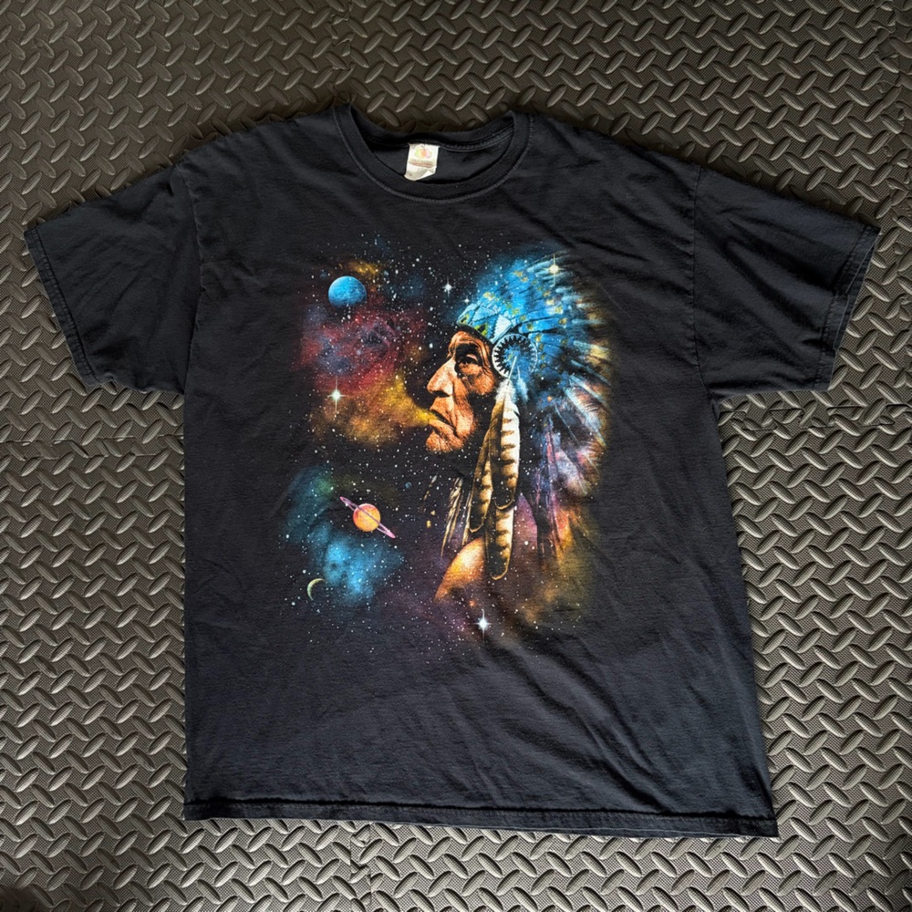 Vintage Native American Graphic Tee. XL